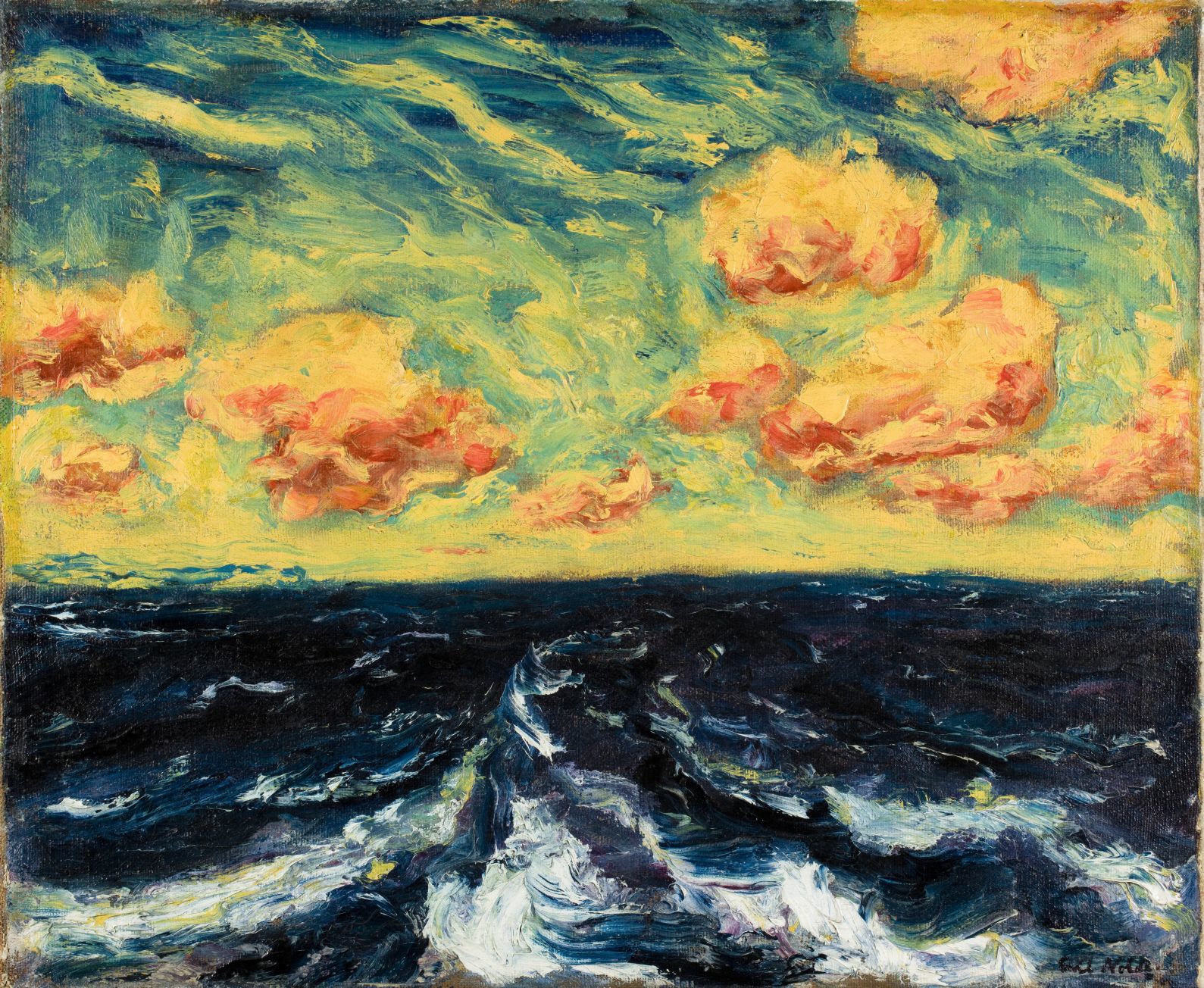 Emil Nolde, "Autumn Sea XII"
